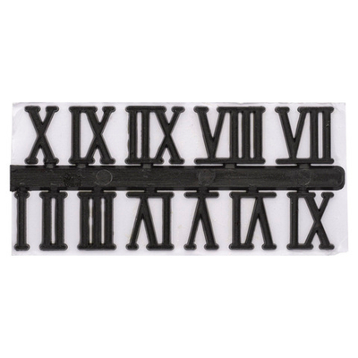 Цифры римские для часов 2,3см (черный), 5AS-088