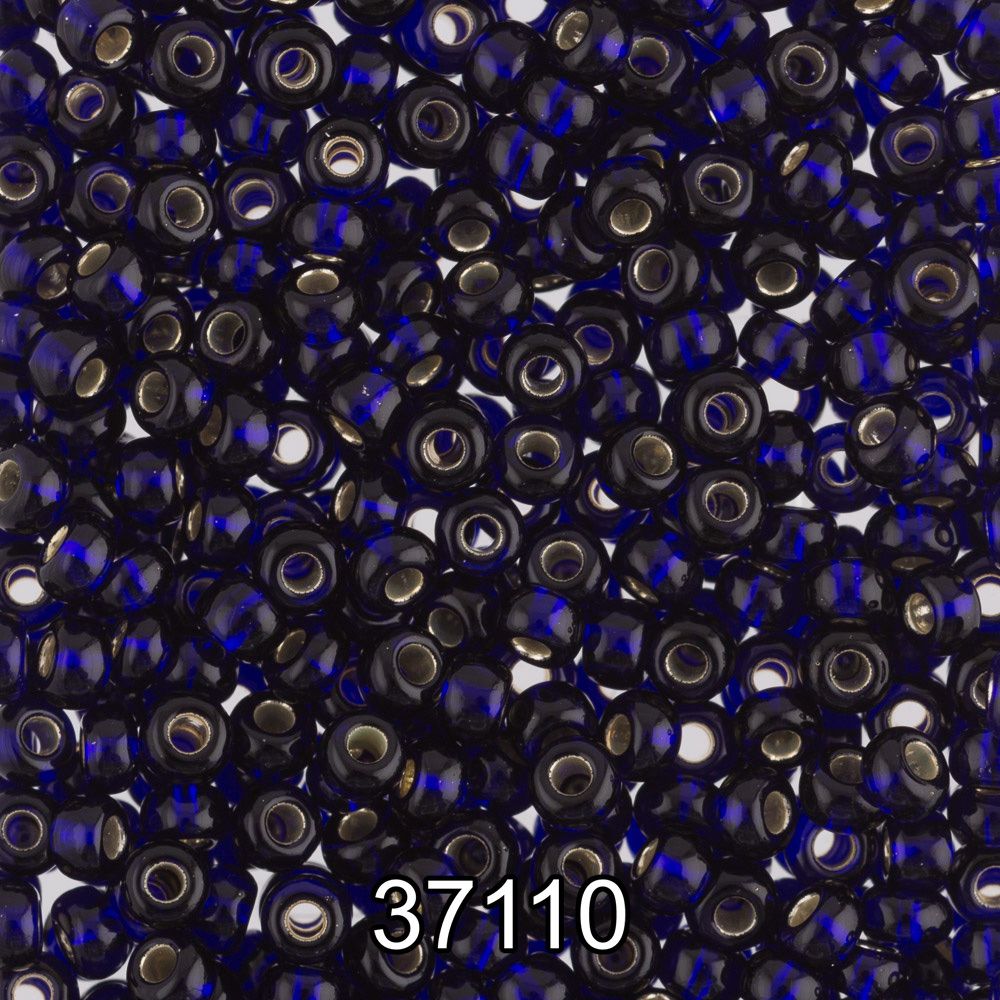 Бисер Preciosa круглый 10/0, 2.3 мм, 500 г, 37110 (Ф270) т. васильковый
