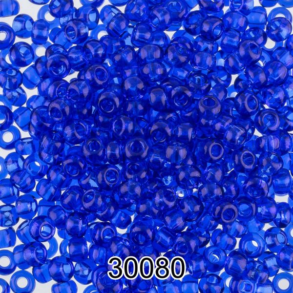 Бисер Preciosa 10/0 (2.3 мм), 500 г, 30080 (Ф100) васильковый