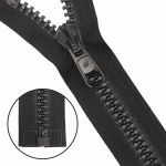 Молния трактор Arta Т8 (8 мм) 1 зам., разъем., 90 см, 077 черный, уп. 5 шт