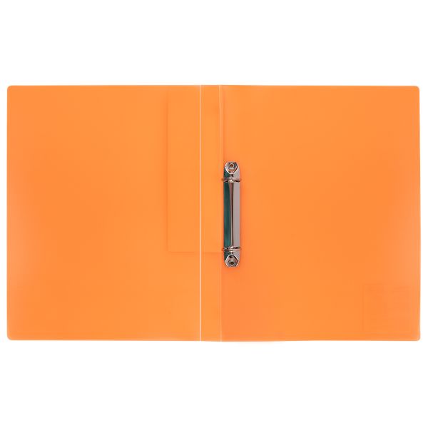 Папка на 2 О-кольцах A4 700 мкм 25 мм, 4 шт, d-20 мм, оранжевый EC211300012, Expert Complete