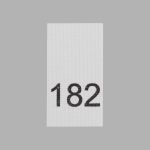 Этикетка-размерник, белый, 10х20 мм, упак./100 шт. (182)