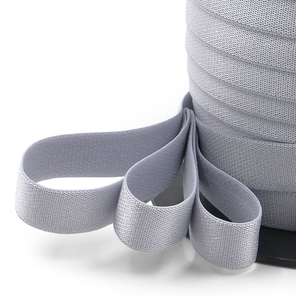 Резинка бельевая (бретелечная) 15.0 мм / 50 метров, св.серый, (ML200.015/1)