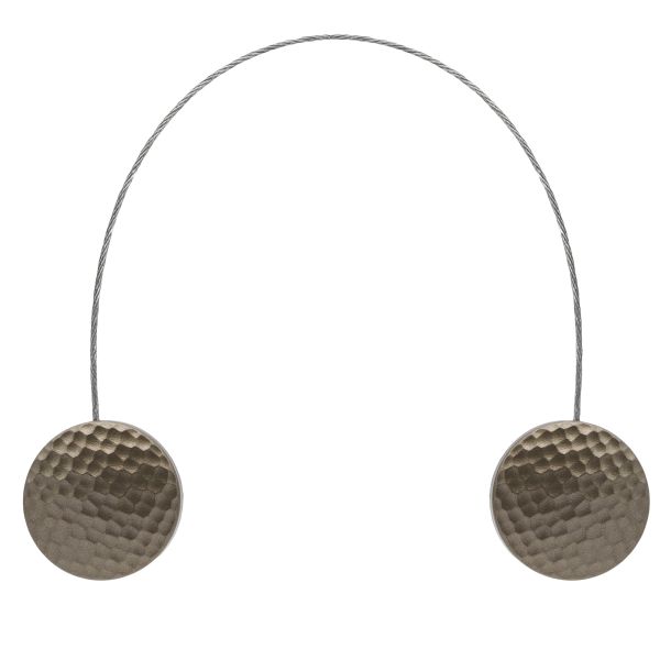 Магнитные клипсы Рептилия с тросом (30 см) d 45 (19 металлик-антик)