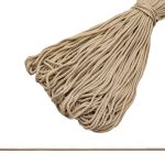 Шнур плетеный ⌀4.0-5.0 мм / 100 метров, 068 св.бежевый