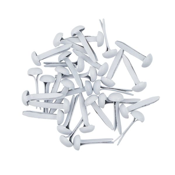 Набор брадсов 4.5х12 мм, 30 шт, 07 белый, Mr.Painter BRD08