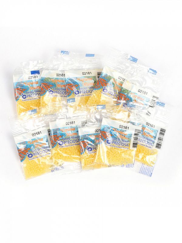 Бисер Preciosa 10/0 (2.3 мм), 50 г (10х5 г), цв. 02181