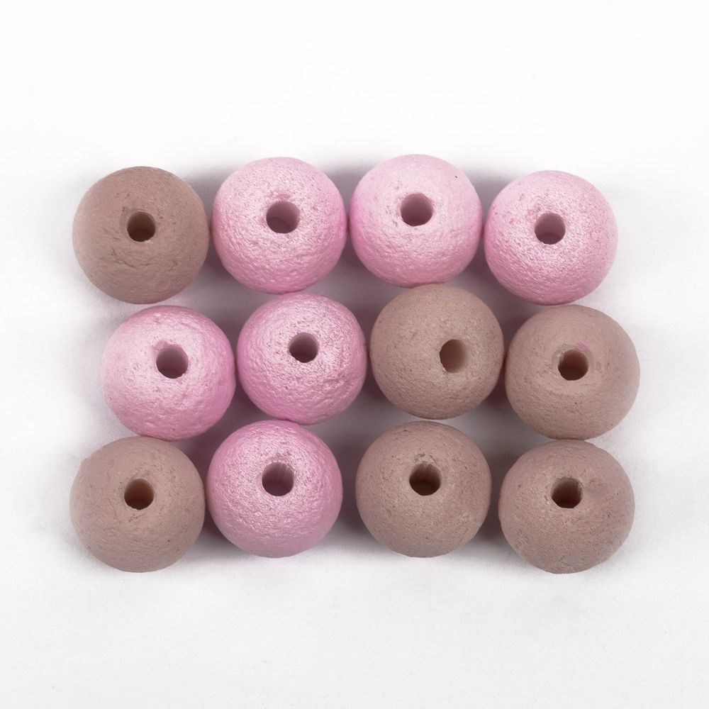 Бусины стекло ⌀8 мм, 100 шт (5х20 шт), №02 ассорти, Zlatka LVBD-02