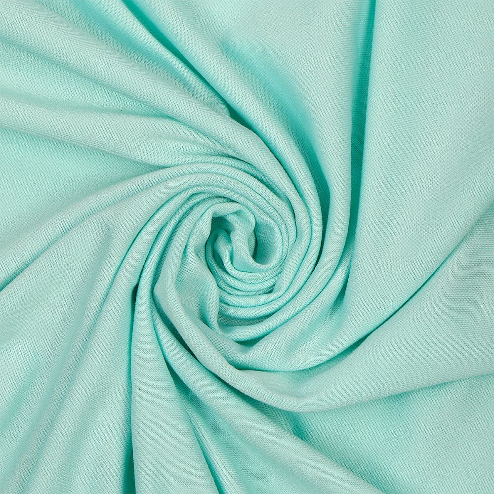 Футер 2-нитка петля поливискоза стрейч 220 г/м², 160 см / 3 метра, ФУТ2Х.TBY.ПЭ-ВИС.S822.3, цв.S822 мятный