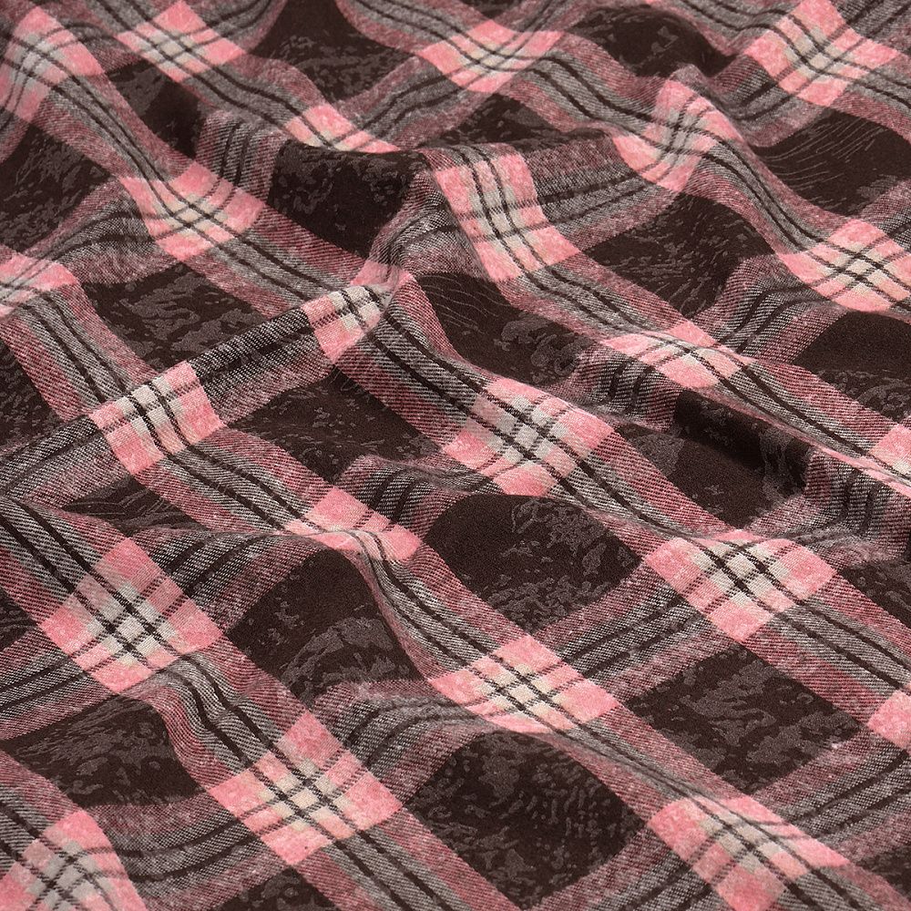 Фланель рубашечная вареная 150 г/м², 150 см / 2 метра, TBY.Fl.C750 розовый