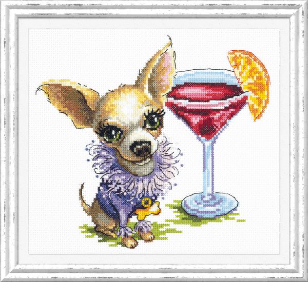 Набор для вышивания нитками Чудесная игла, Утонченный вкус 21х19 см