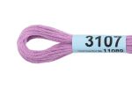 Мулине Gamma 100% хлопок, цв.3107 сиреневый, 24 мотка по 8 метров