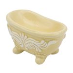 Миниатюра кукольная: Ванна 7х4 см, бежевый