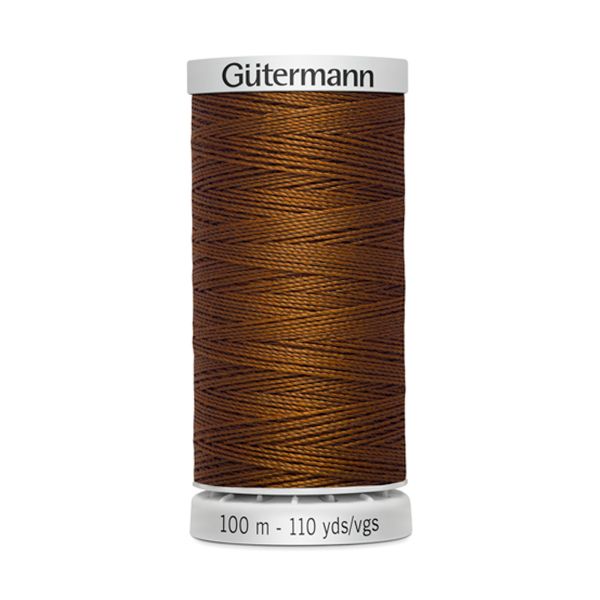 Нитки суперкрепкие Gutermann Extra Strong M782, 100м, 650 золотисто-каштановый, 5 катушек