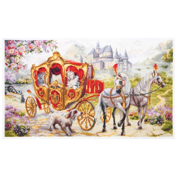 Набор для вышивания нитками Чудесная игла, Тайное свидание, 27х47 см