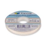 Лента репсовая (в рубчик) с зубчатым краем 10.0 мм, 25±1 метров, 810 слоновая кость, Gamma PTGR-10