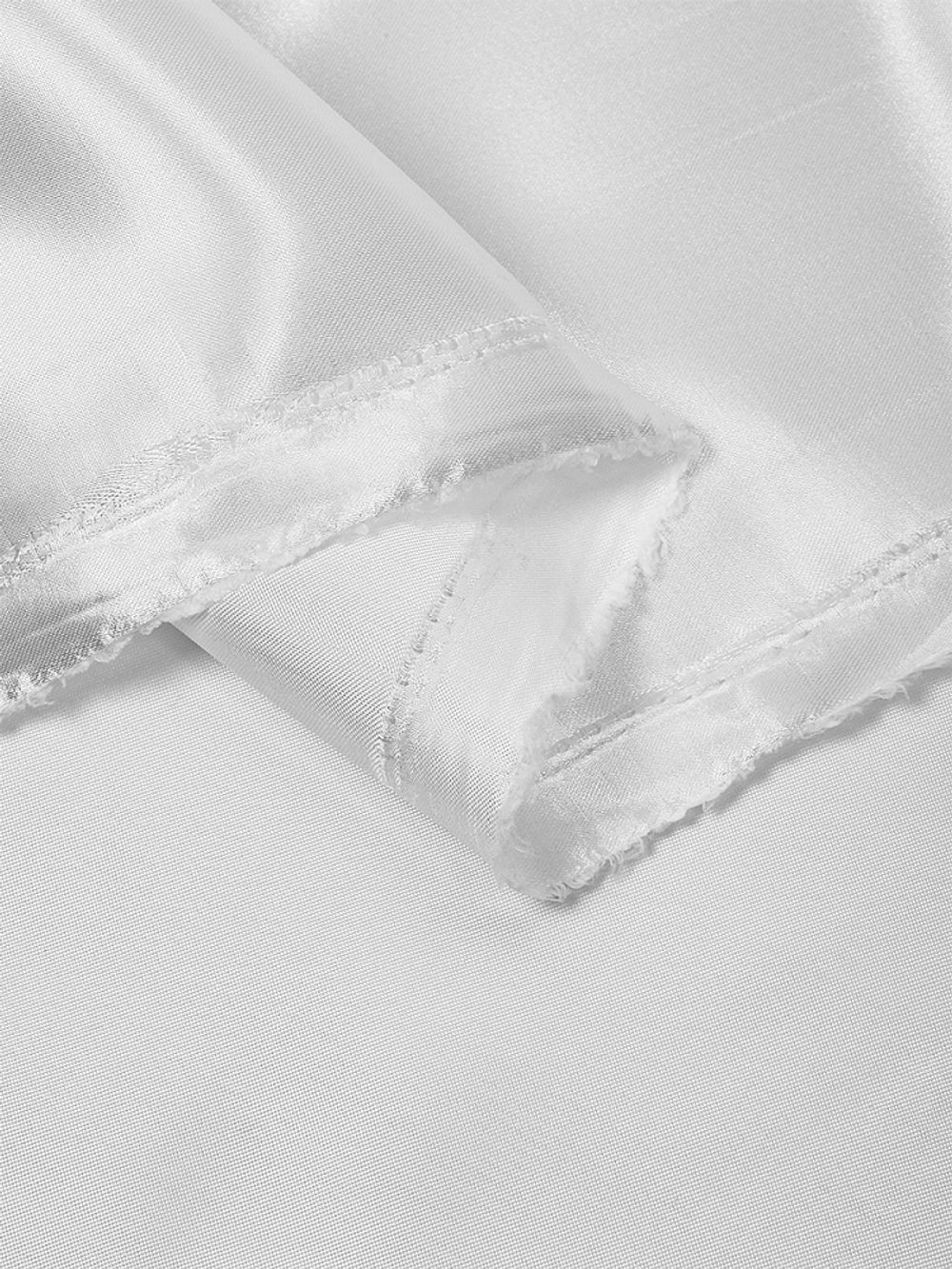 Атлас сатин 67 г/м², 150 см / 3 метра, AS.01 цв.белый