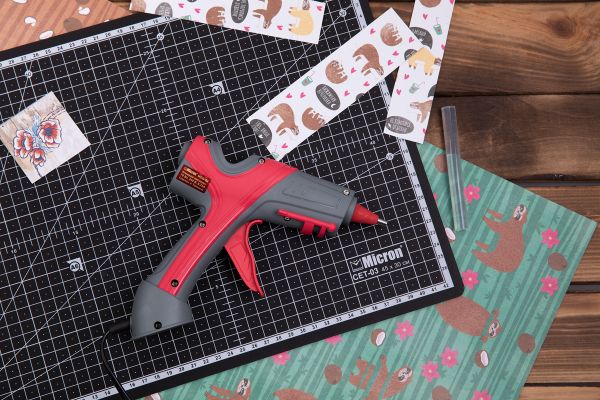 Коврик (мат) для резки двусторонний 30х22 см, п/п термоэластопласт, CET-04, Micron