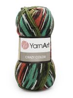 Пряжа YarnArt (ЯрнАрт) Crazy color / уп.5 мот. по 100 г, 260м, 163 секционный