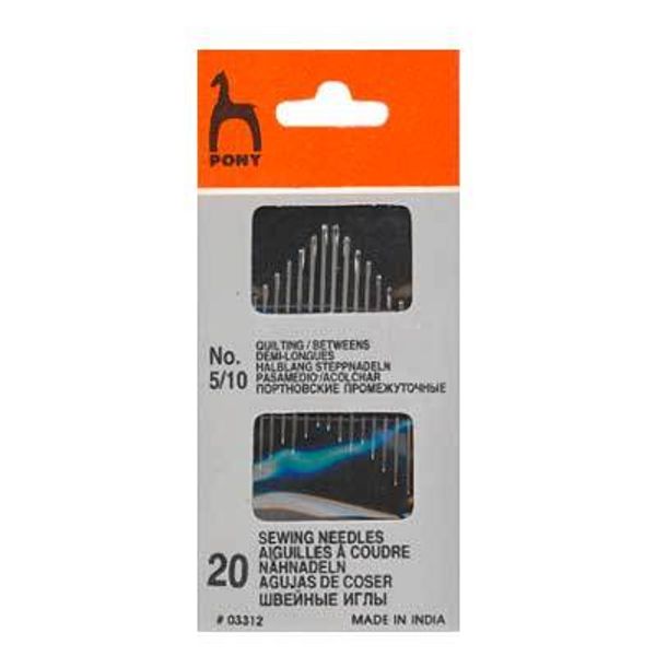 Иглы ручные Pony №5-10,20 шт