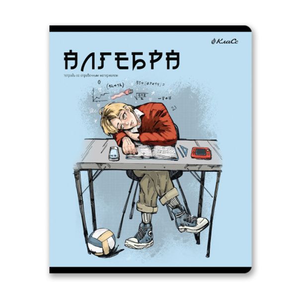 Тетрадь со справочным материалом АниМания, выборочный лак, A5+ 48 л. на скобе 65 г/м², белизна 100%, 10 шт, клетка, 000558 Алгебра, Светоч 48ТПСКа5_4_2_1