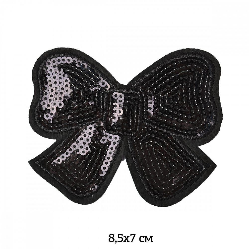 Термоаппликация Бантик 8,5х7см, 10 шт