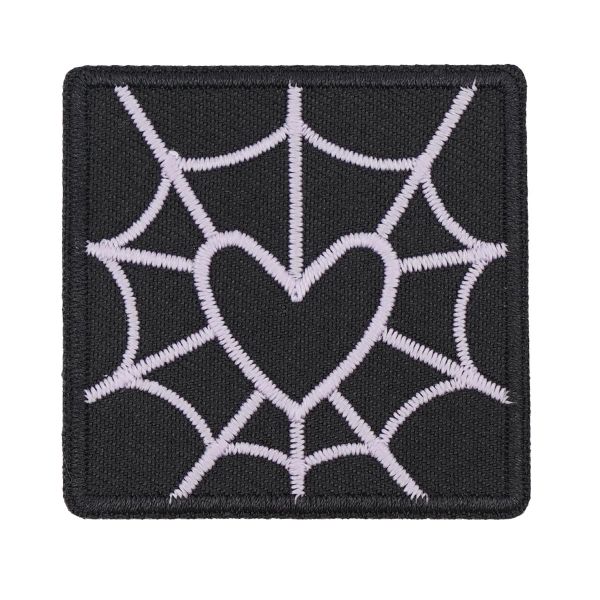 Термоаппликация светящаяся в темноте Сердце в сетях, Hobby&Pro