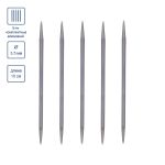 Спицы чулочные металл ⌀3.5 мм, 10 см, 5 шт, Gamma MK5-10