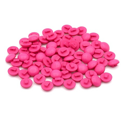 Пуговицы на ножке 18L (11мм), пластик (fushsia (фуксия)), 72 шт, PS20
