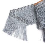 Бахрома отделочная 63.0 мм / 25 метров, нитяная, 361 серый, 0390-0310