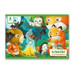 Альбом для рисования 100 г/м², A4 29х20.5 см, 8 л. на скобе, 20 шт, Лесные жители 000685, Светоч 8АЛСК4_1_3_9