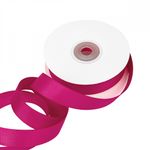 Лента репсовая (в рубчик) 20.0 мм / 22.8±1 метра, 187 фуксия, Magic4Hobby