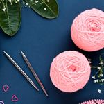 Спицы съемные Knit Pro Nova Metal 4 мм, для длины тросика 20 см, никелированная латунь, серебристый, 2 шт, 10424