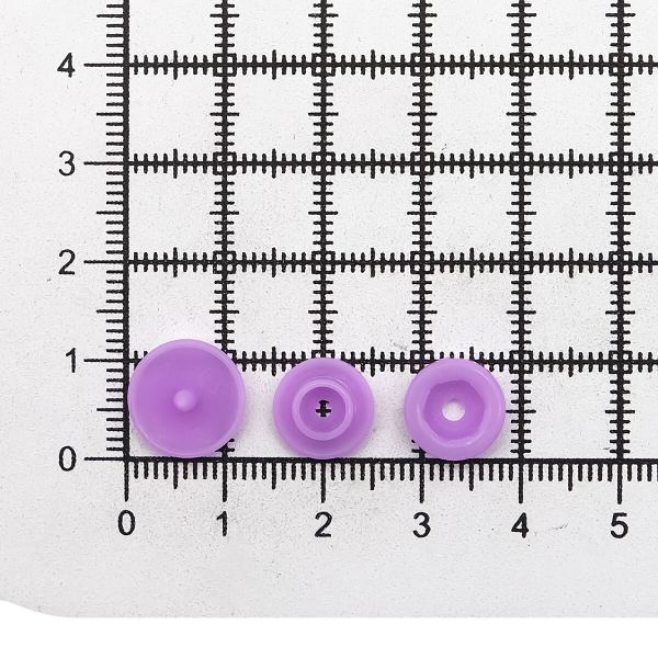 Кнопка рубашечная ⌀12,5/10мм пластик (≈1000 шт) New Star (414 лиловый)