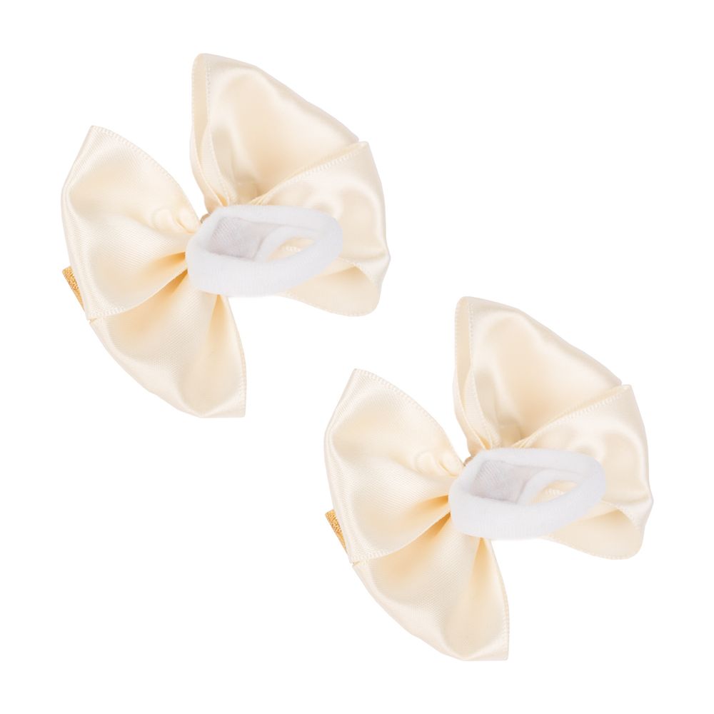 Набор резинок для волос, 10 шт, №01 св.бежевый, золотистый (звёздочки), Cherry Mary DR07061