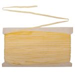 Лента отделочная тканая (вискоза) 69 (3 желтый/белый), 50 м