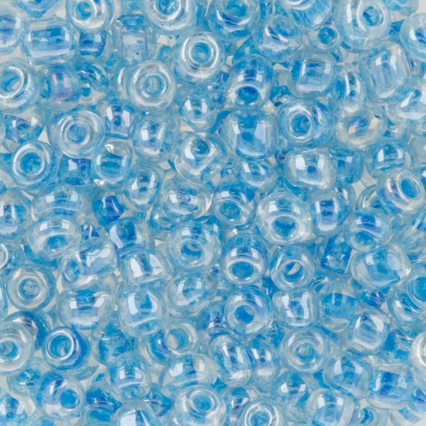 Бисер Zlatka 8/0 (2.9 мм), 100 г (10х10 г), №2208 голубой, GR