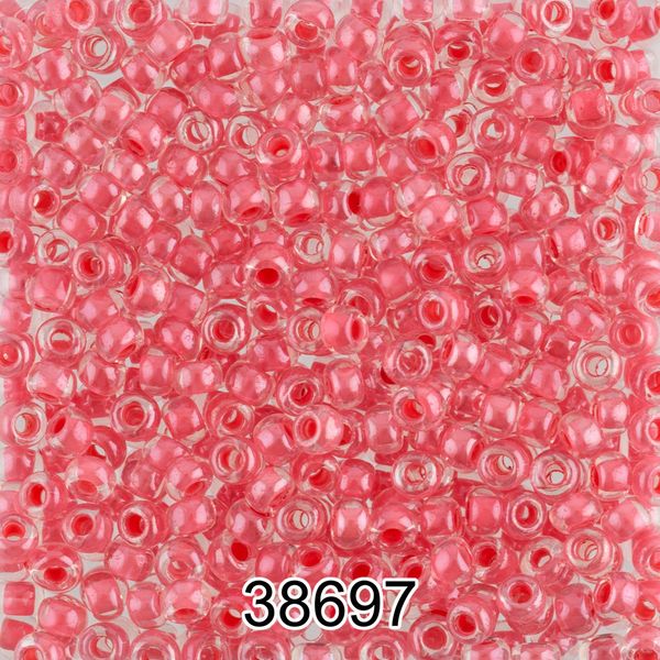 Бисер Preciosa 10/0 (2.3 мм), 500 г, 38697 (Ф440) розово-бежевый