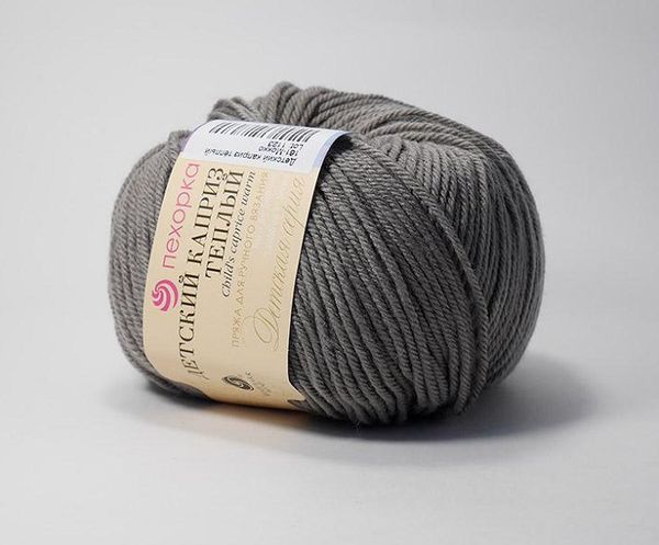 Пряжа Пехорская ПТ Детский каприз теплый 50% мериносовая шерсть, 50% фибра, 10 шт, х50 г 125 м, №161 мокко, Пехорка Детский каприз теплый