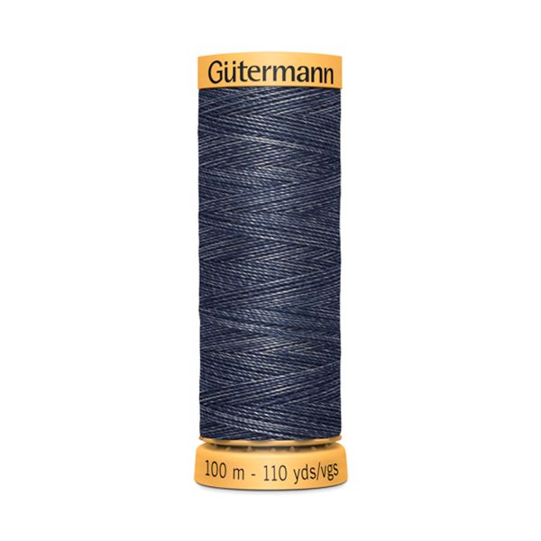 Нитки для штопки джинсов Gutermann Jeans, 100м, 5154 т.джинсовый
