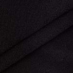 Петельное полотно велкроткань мягкая 250 г/м², шир.150 см / 1 метр, 100% нейлон, черный, 8203-0021