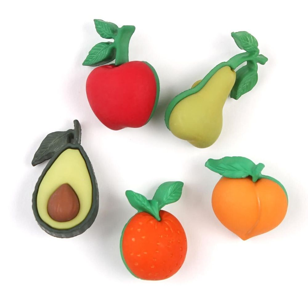 Украшения декоративные пуговицы Фигурки Фрукты Dress It Up 10414