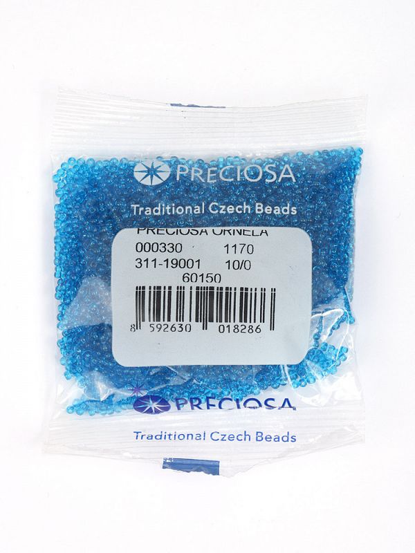 Бисер Preciosa 10/0 (2.3 мм), 50 г, NT цв. 60150/311-19001