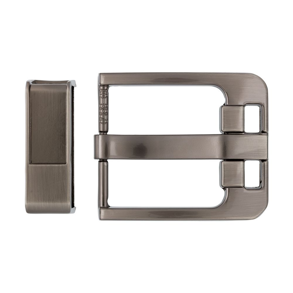 Пряжка ременная металл 40.0 мм (внешн. 50х55 мм), 1 шт, 07 матовый черн.никель, Gamma GB 1666