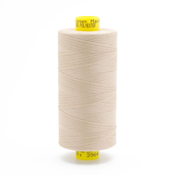Нитка универсальная Gutermann Mara 120/2, 1000 м, 700207, 3964 кремовый серый, 1 катушка