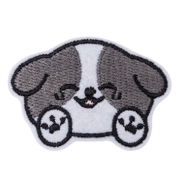 Термоаппликация Веселый щенок, 3,5х5,1см Hobby&Pro, QYE-061