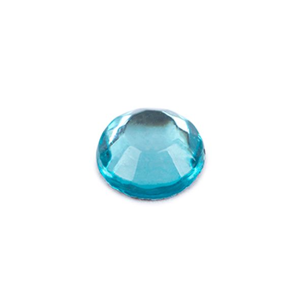 Стразы клеевые акрил 1.9-2.1 мм, 1х144 шт, SS06 102 бирюзовый (aqua bohemica), Zlatka RS/144