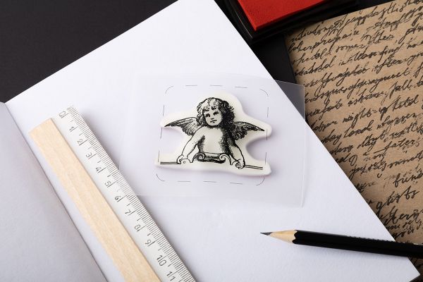 Штамп 5.8х5.8 см, 01 Ангелочек, Mr.Painter TSM-03