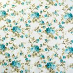 Ранфорс Розарий 130 г/м², шир.240 см, в нарезке, цв. мята, 10 метров /TOS/