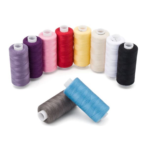 Швейные нитки (набор) 40/2, 10 кат. по 365м (400 ярд), Ассорти №2, Bestex
